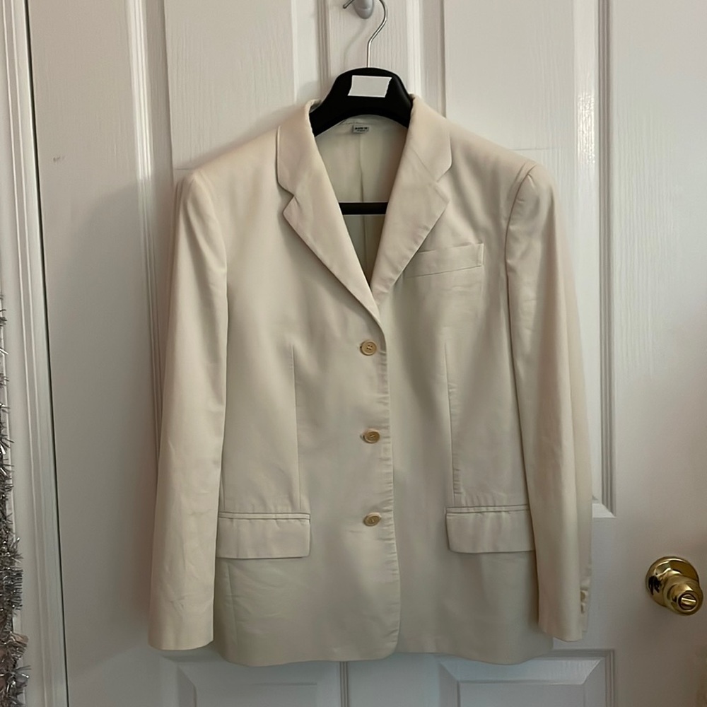 Vintage Helmut Lang Cream Blazer Size IT 40